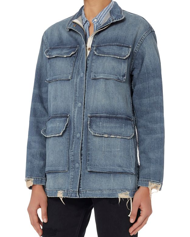 Nili Lotan Lori Denim Jacket - INTERMIXÂ®