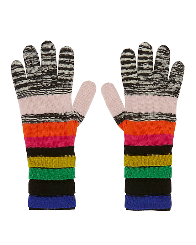 Missoni Rainbow Stripe Gloves | Shop IntermixOnline.com