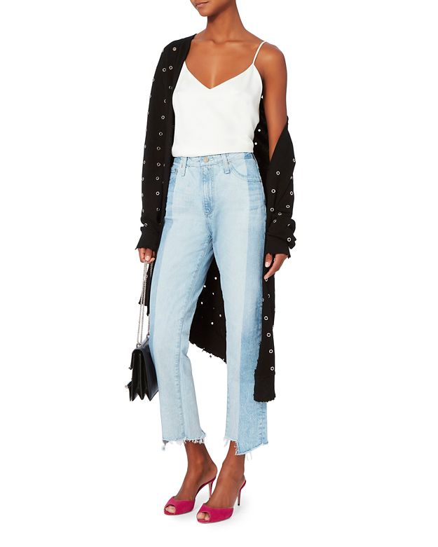 PAUL ANDREW Aristate Pink Suede Mules