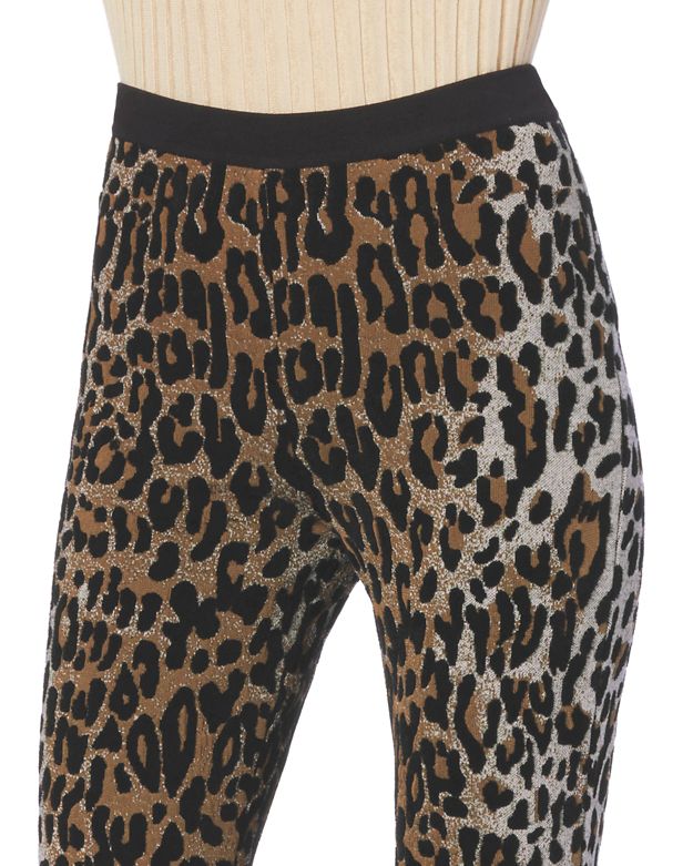 Stella McCartney Cheetah Pattern Knit Pant - INTERMIX