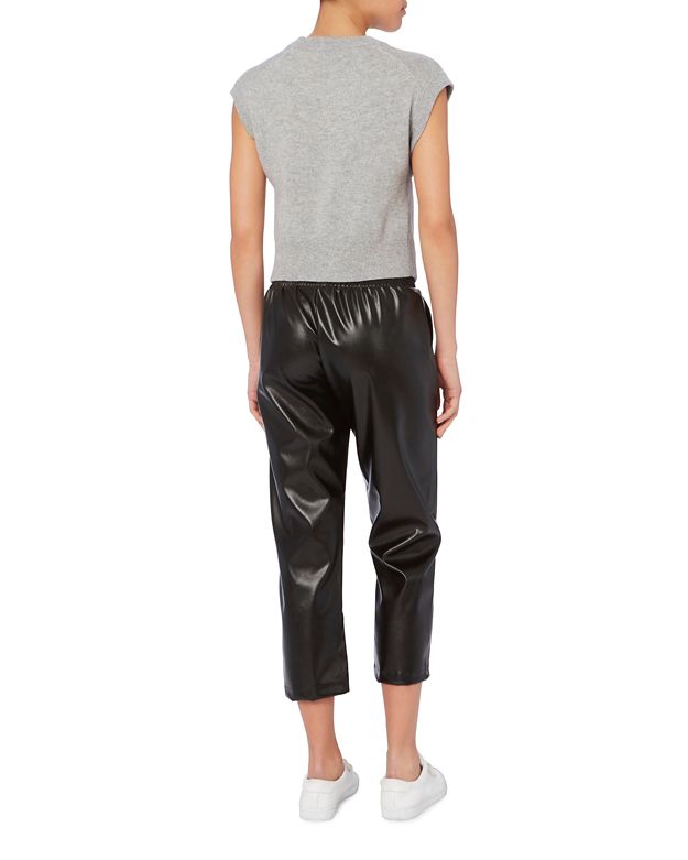 T BY ALEXANDER WANG Twist-Front Cropped Wool & Cashmere Sweater in ...