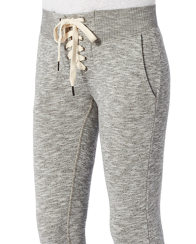 NSF Lace-Up Sweatpants: Grey | Shop IntermixOnline.com