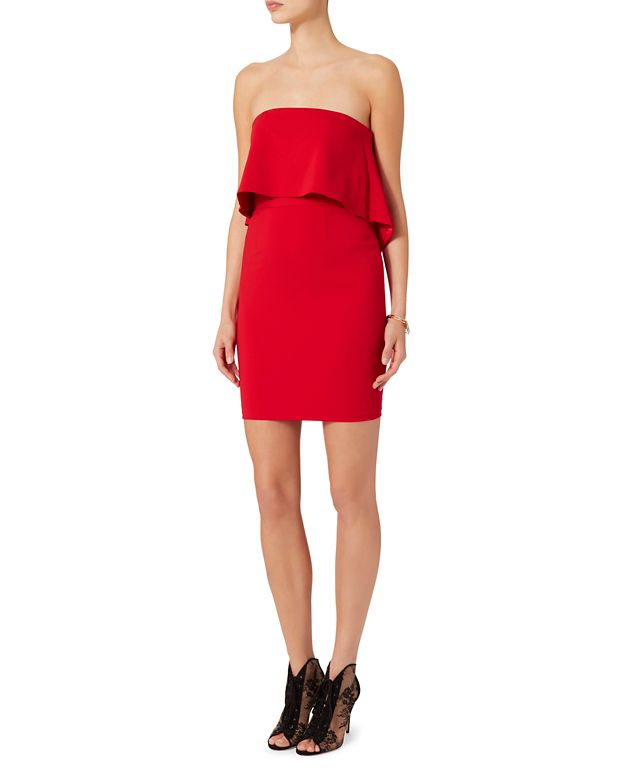 jay godfrey strapless gown