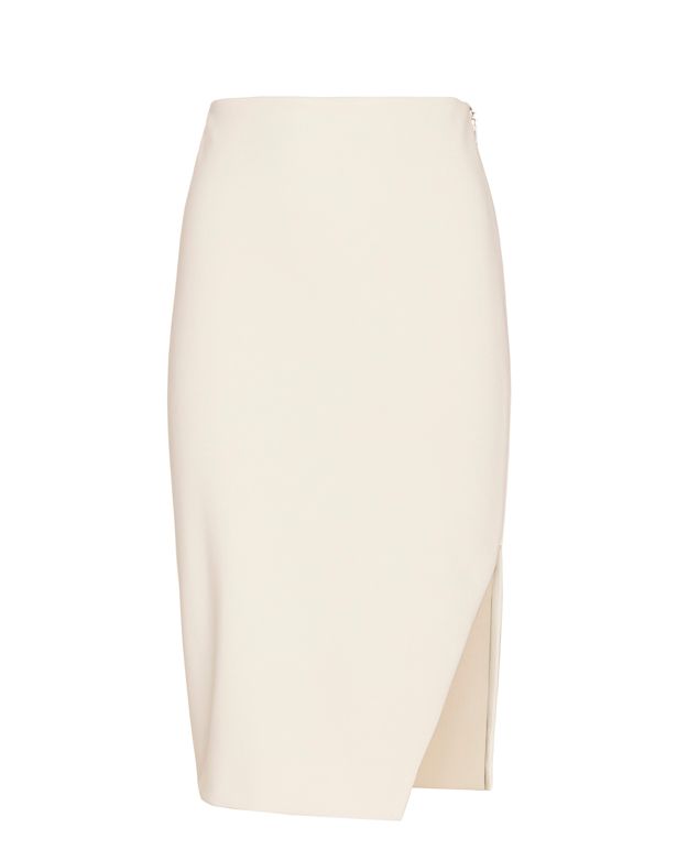 Exclusive for Intermix Laura Zip Pencil Skirt: White | Shop ...