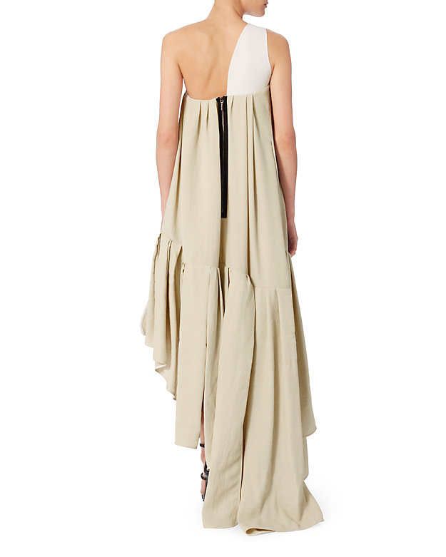 Maticevski Rhythmical Ruffle One Shoulder Dress | Shop IntermixOnline.com