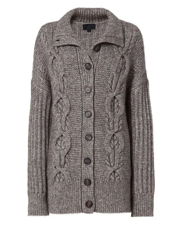 Exclusive for Intermix Carlyle Cable Knit Cardi - INTERMIX®