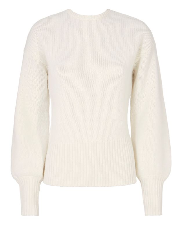 Exclusive for Intermix Teddy Open Back Blouson Sleeve Knit | Shop ...