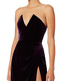 Cushnie Et Ochs Velvet Strapless Dress | Shop IntermixOnline.com