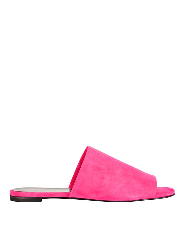 red flat slides