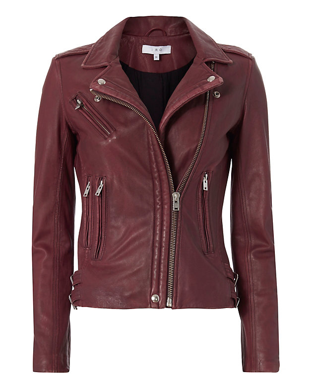 IRO Han Leather Biker Jacket | Shop IntermixOnline.com