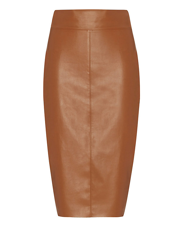 Bailey 44 EXCLUSIVE Faux Leather Pencil Skirt: Cognac | Shop ...