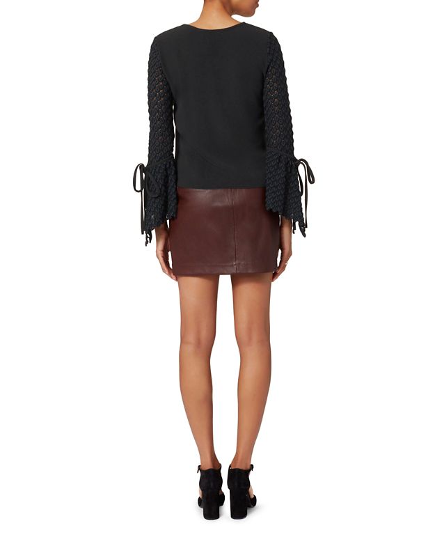 See By Chloé Flared Knit Sleeve Top INTERMIX®