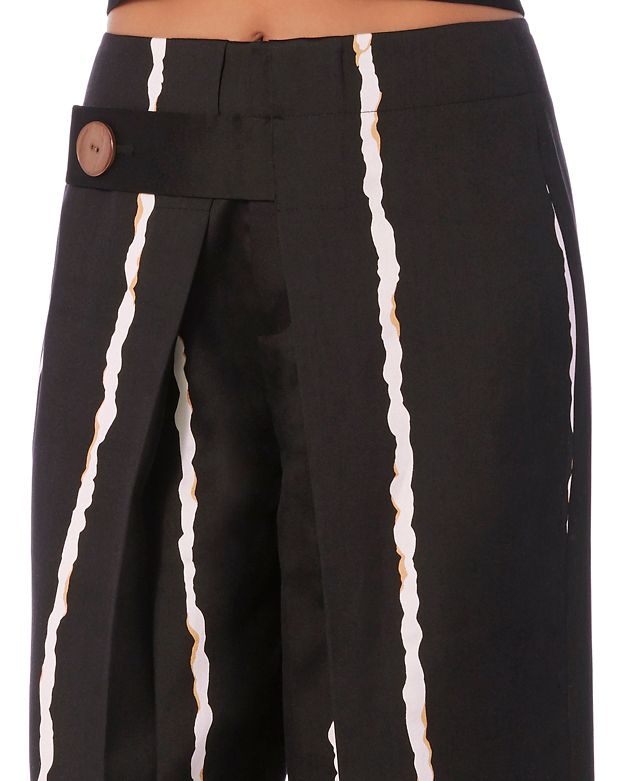Derek Lam 10 Crosby Striped Silk/Wool Pant | Shop IntermixOnline.com