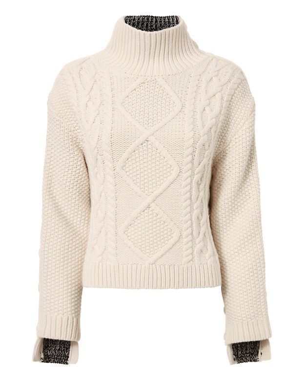 two tone turtleneck mens