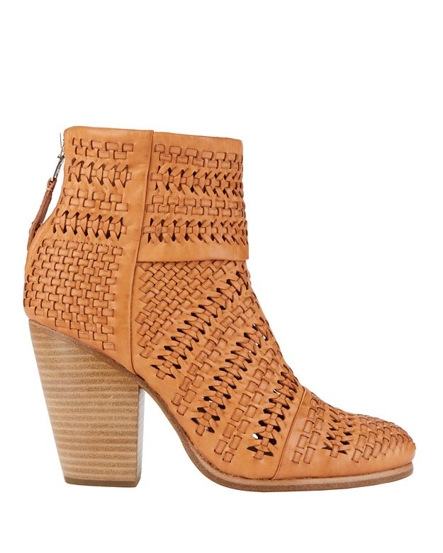 Rag & Bone Newbury Woven Leather Booties - INTERMIX®